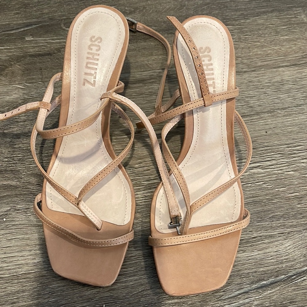 Kitten heel straps SCHUTZ  pumps with shoe bag